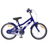 vidaXL B&oslash;rnecykel 18 tommer til 5-7 &aring;r gammel M&oslash;rk bl&aring;