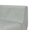 vidaXL L-formet sovesofa 275x140x70 cm velour lysegr&aring;