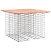 vidaXL havebord gabiondesign 100x102x72 cm massivt tr&aelig; Douglas