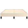 vidaXL sengeramme uden madras 120x190 cm kunstl&aelig;der enkeltseng