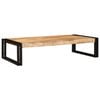 vidaXL Badev&aelig;relseshylde Brun 100 x 50 x 23 cm Solid Ru raw mango tr&aelig;