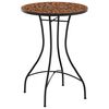 vidaXL bistrobord med mosaikdesign &Oslash;50x70 cm keramisk terrakottafarvet