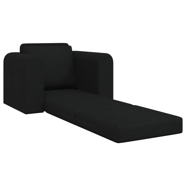 vidaXL Sovesofa Sort 98 x 71 x 83 cm Stof