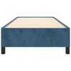 vidaXL Sengeramme uden madras Mørkeblå 80x200 cm Fløjl