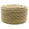 vidaXL B&aring;dsnor 10 mm 100 m Naturfarvet