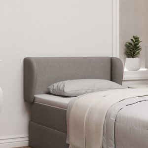 vidaXL Hovedg&aelig;rde&oslash;re Gr&aring;brun 40 x 23 x 6 cm Stof