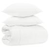 vidaXL Dyneas&aelig;t 135 x 220 cm Nej 250gsm til dyne, 130gsm til pude Hvid