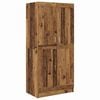 vidaXL Garderobeskab Gammelt tr&aelig; 82,5 x 51,5 x 180 cm Konstrueret tr&aelig;
