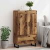 vidaXL Highboard Gammelt træ 69,5 x 31 x 115 cm Konstrueret træ