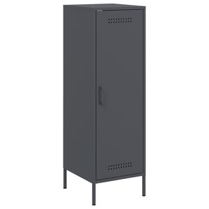vidaXL skab 36x39x113 cm st&aring;l antracitgr&aring;