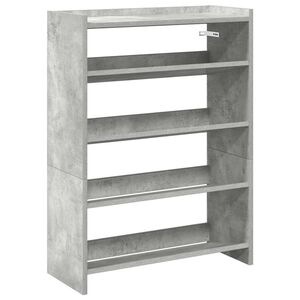 vidaXL skoreol 60x25x81 cm konstrueret tr&aelig; betongr&aring;