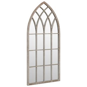 vidaXL spejl 100x45 cm jern sandfarvet