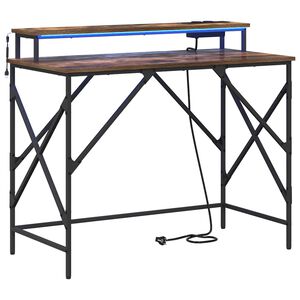 vidaXL Bord R&oslash;get eg 100 x 50 x 86,5 cm Konstrueret tr&aelig;