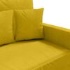 vidaXL 3-personers sofa 180 cm velour gul