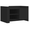 vidaXL sofabord 80x50x50 cm konstrueret tr&aelig; sort