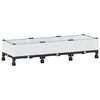 vidaXL Havekrukke med hjul Hvid 120 x 40 x 33 cm PP