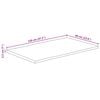 vidaXL bordplade 120x60x2,5 cm naturlig kant massivt ru mangotr&aelig;