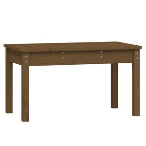 vidaXL haveb&aelig;nk 80x44x45 cm massivt fyrretr&aelig; gyldenbrun
