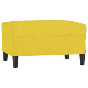 vidaXL fodskammel 70x55x41 cm stof lysegul