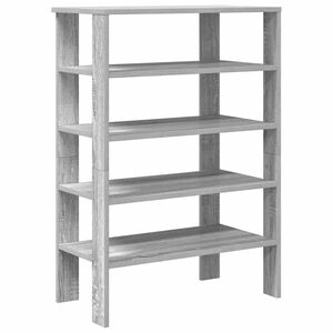 vidaXL skoreol 61x32x87,5 cm konstrueret tr&aelig; gr&aring; sonoma-eg