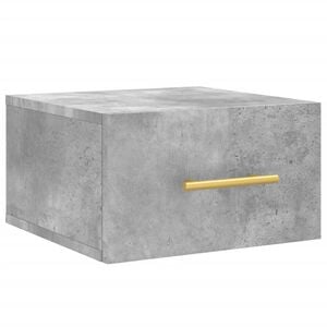 vidaXL v&aelig;gh&aelig;ngt sengebord 35x35x20 cm betongr&aring;