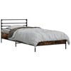 vidaXL Sengestel R&oslash;get eg 80 x 200 cm Konstrueret tr&aelig;