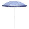 vidaXL Havesol 263 x 263 x 272 cm 170T polyester Bl&aring; og Hvid