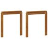vidaXL Arml&aelig;n 2 pcs Brun 59 x 6 x 61 cm Konstrueret tr&aelig;