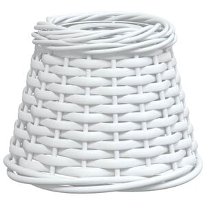 vidaXL lampesk&aelig;rm til loftlampe &Oslash;15x12 cm flet hvid