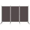 vidaXL 3-panels rumdeler 260 x 180 cm antracitgr&aring;
