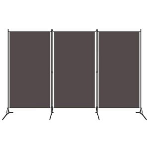 vidaXL 3-panels rumdeler 260 x 180 cm antracitgr&aring;