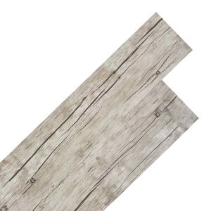 vidaXL Selvkl&aelig;bende PVC Plankegulve Vasket Eg 30,5 x 61 cm 28 stk. PVC