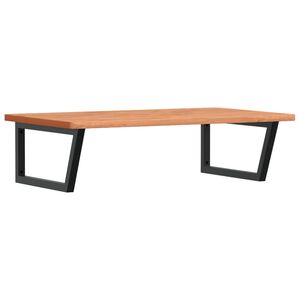 vidaXL badev&aelig;relseshylde st&aring;l og massivt b&oslash;getr&aelig;