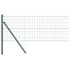 vidaXL Hegn med post Gr&oslash;n 0,4 x 10 m St&aring;l og PVC