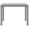 vidaXL Have Spisebord Lysegrå 100 x 100 x 73 cm polyrattan