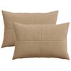 vidaXL Pudebetr&aelig;k 2 stk. ALMELO Brun 30 x 50 cm cordfl&oslash;jl