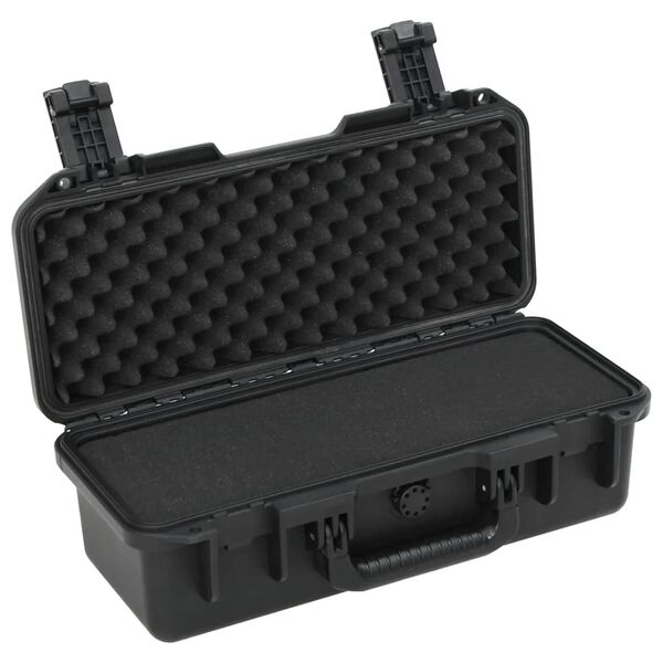 vidaXL transportabel flightcase 46,5x21,5x17,5 cm PP sort