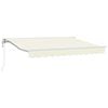 vidaXL Utr&aelig;kkelig Markise Creme 250 x 200 cm Aluminium og stof