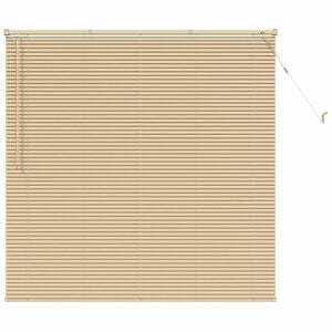 vidaXL Persienner Indstillelig Lys Brun med M&oslash;nster 150 x 160 cm PVC