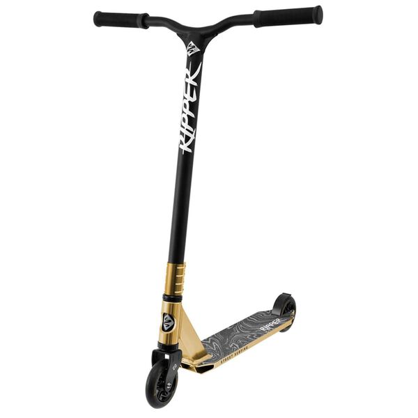Street Surfing stuntl&oslash;behjul Ripper guldfarvet og sort