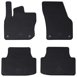vidaXL Bilm&aring;tte 4 pcs Sort VW TIGUAN TDI Gummi