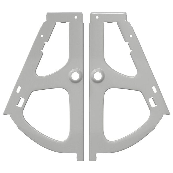 vidaXL Flip skuffeh&aelig;ngsel 2 pcs S&oslash;lv 235 x 155 x 30 mm Jern