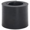 vidaXL gummikant til sneplov 180x15x1 cm sort