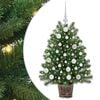 vidaXL Kunstigt juletr&aelig; Gr&oslash;n 95 cm PE og PVC