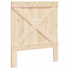 vidaXL sengegavl 90x104 cm massivt fyrretr&aelig;