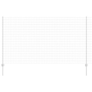 vidaXL Hegn med post S&oslash;lv