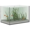 vidaXL Akvarium med opbevaring Transparent 30 x 20 x 20 cm Glas
