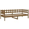 vidaXL daybed 90x200 cm massivt fyrretr&aelig; gyldenbrun