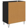 vidaXL Sideboard Sort eg 60 x 35 x 70 cm Konstrueret tr&aelig;