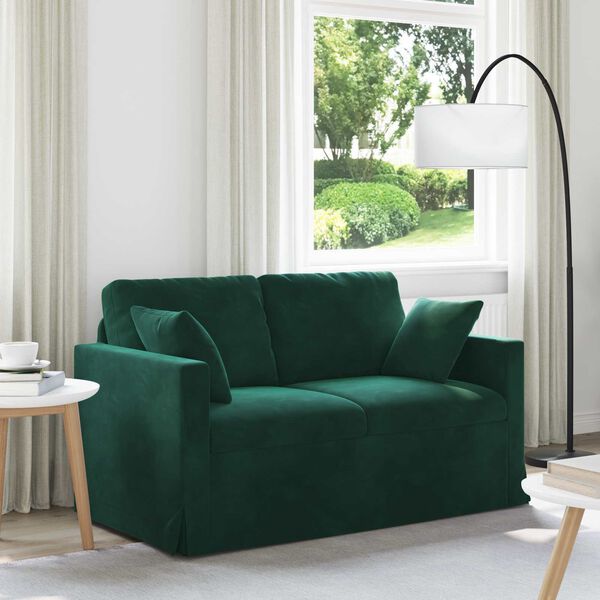 vidaXL Sofa M&oslash;rkegr&oslash;n